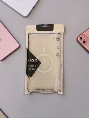 Clear Magnetic Phone Case w/ Screen Protector